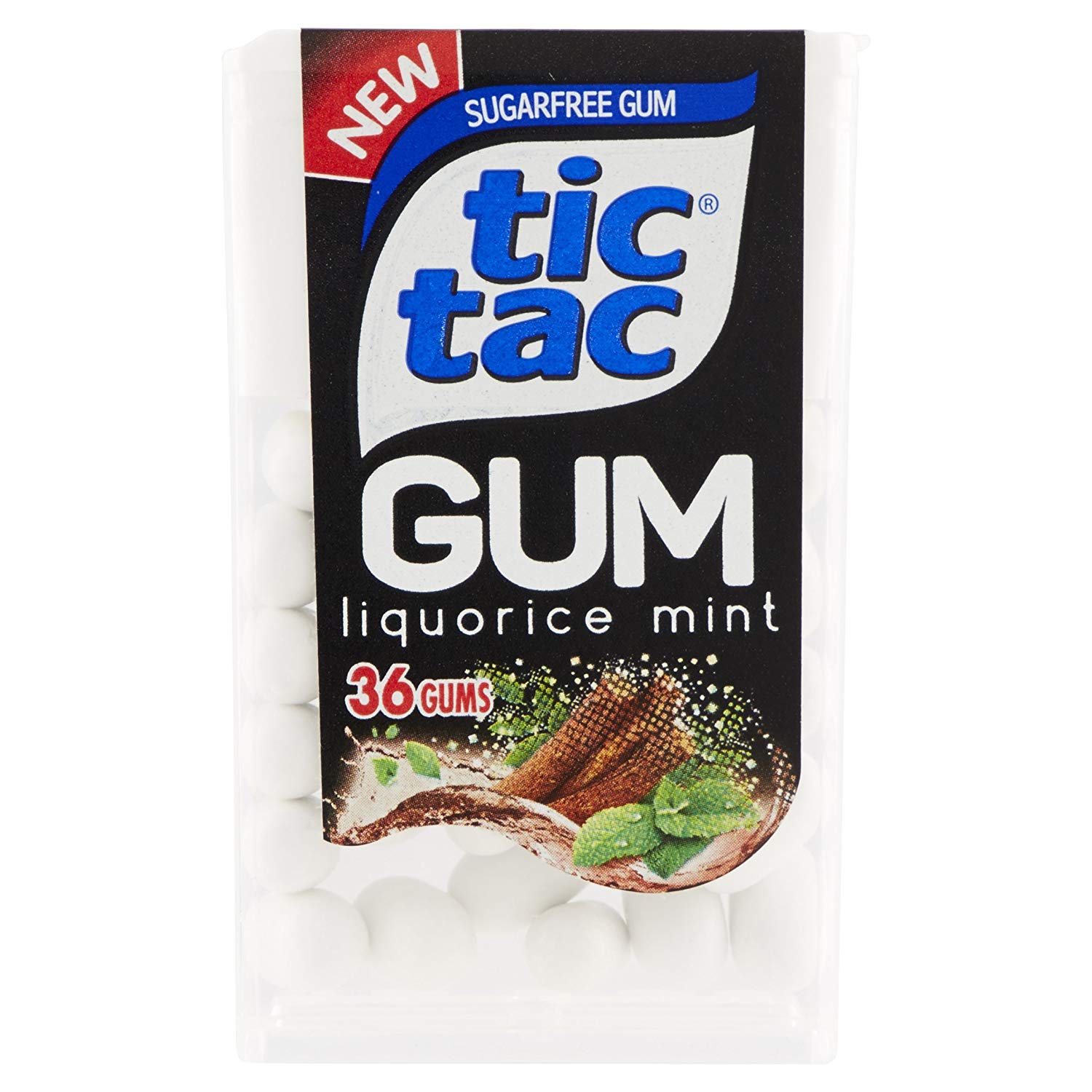 Tic Tac Gum Liquorice Mint