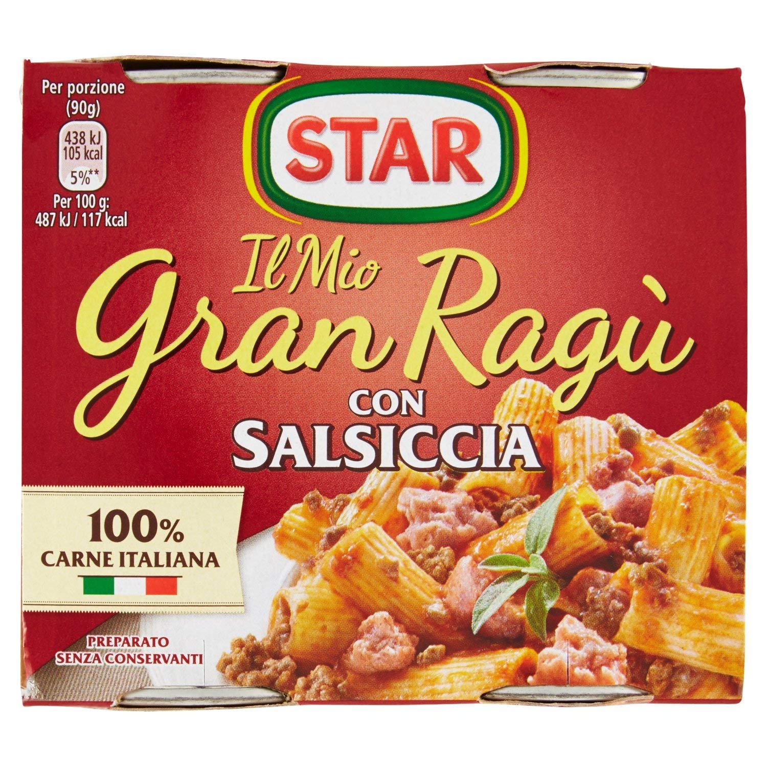 Il Mio GranRagù Star con Salsiccia 2x180g