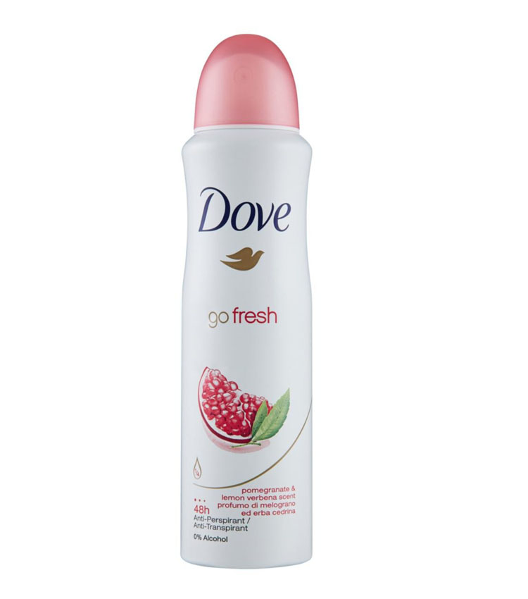 Dove deodorante Go Fresh spray con Melograno & Erba cedrina