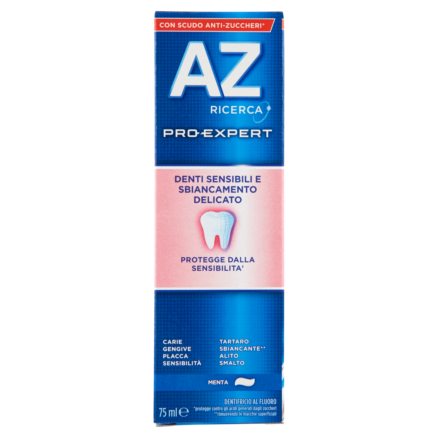 Dentifricio AZ Pro-Expert Sbiancante per denti sensibili 75ml