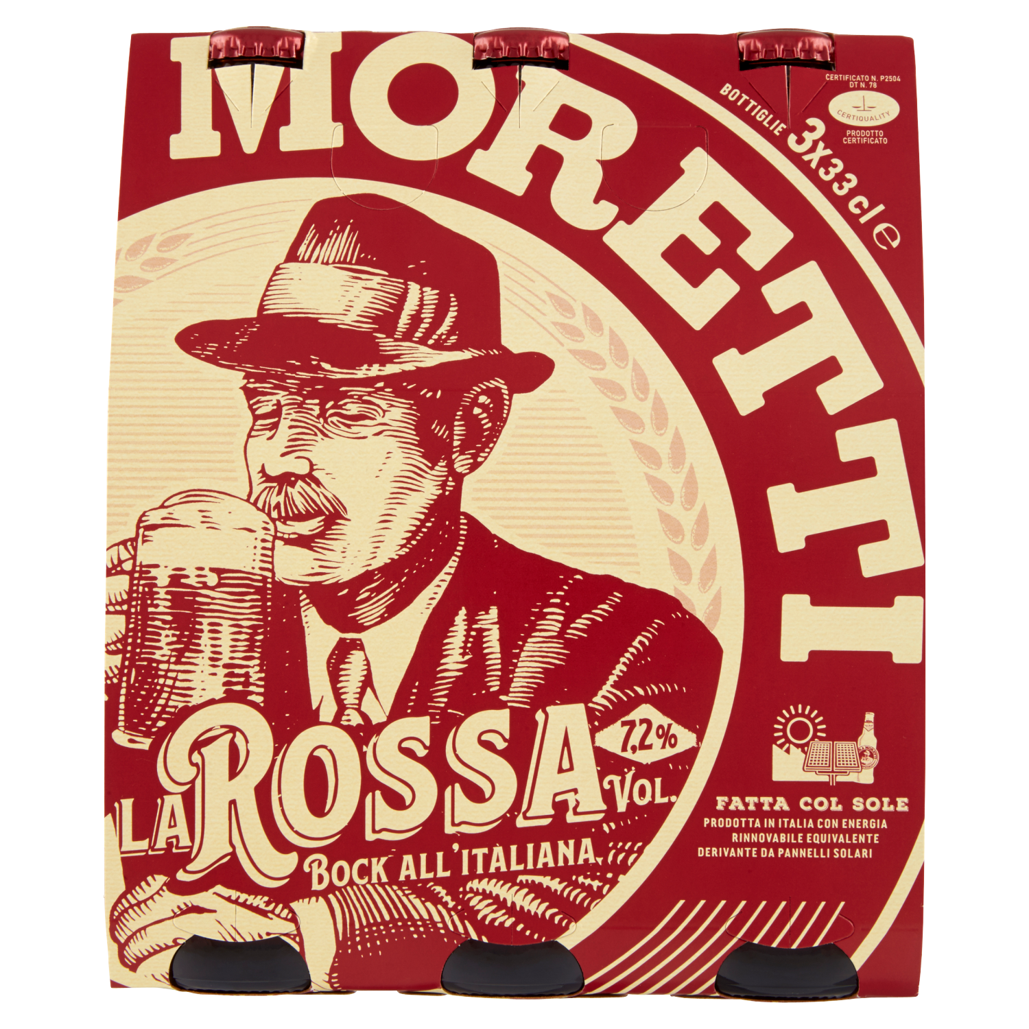 Birra Moretti la Rossa 3x33cl