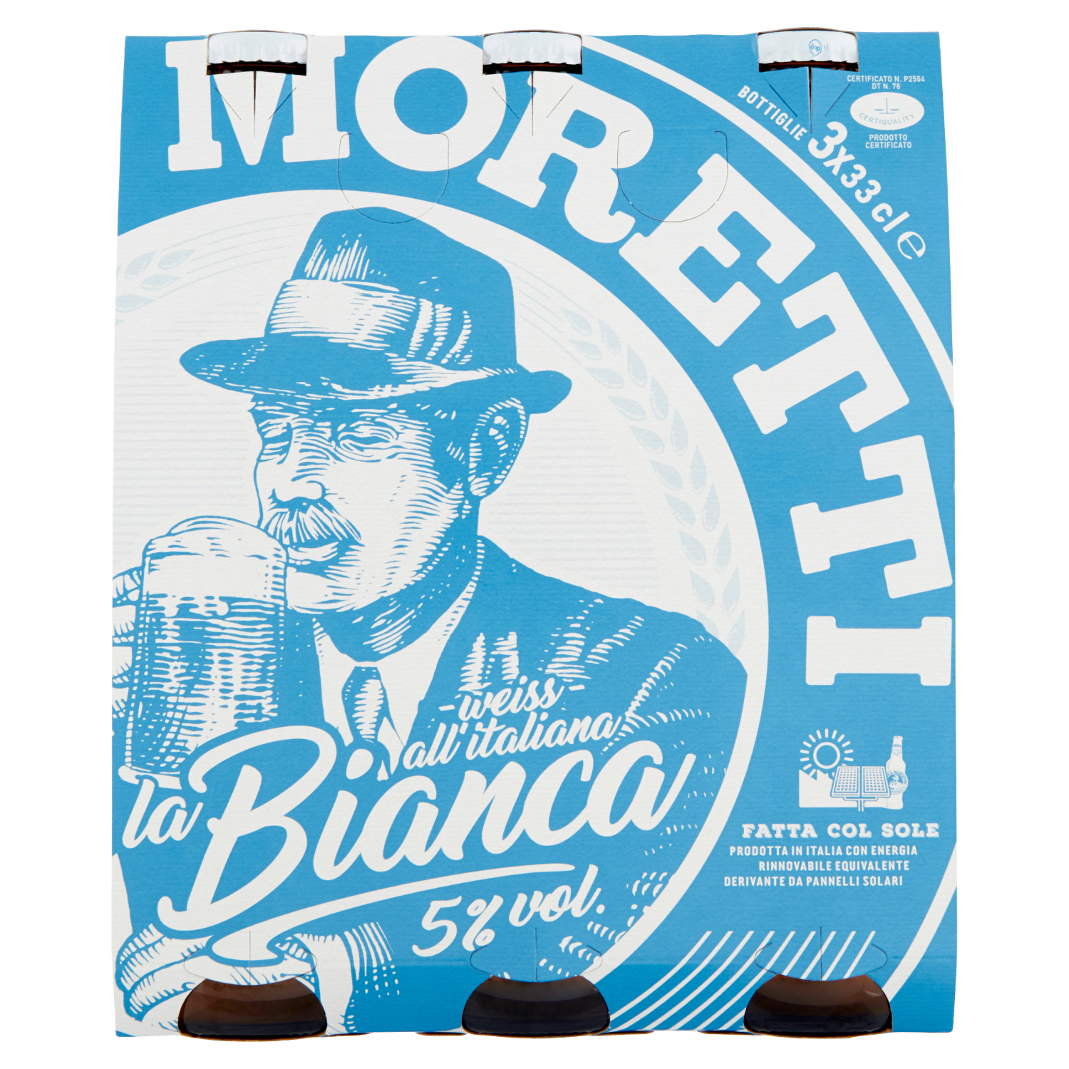 Birra Moretti la Bianca 3x33cl