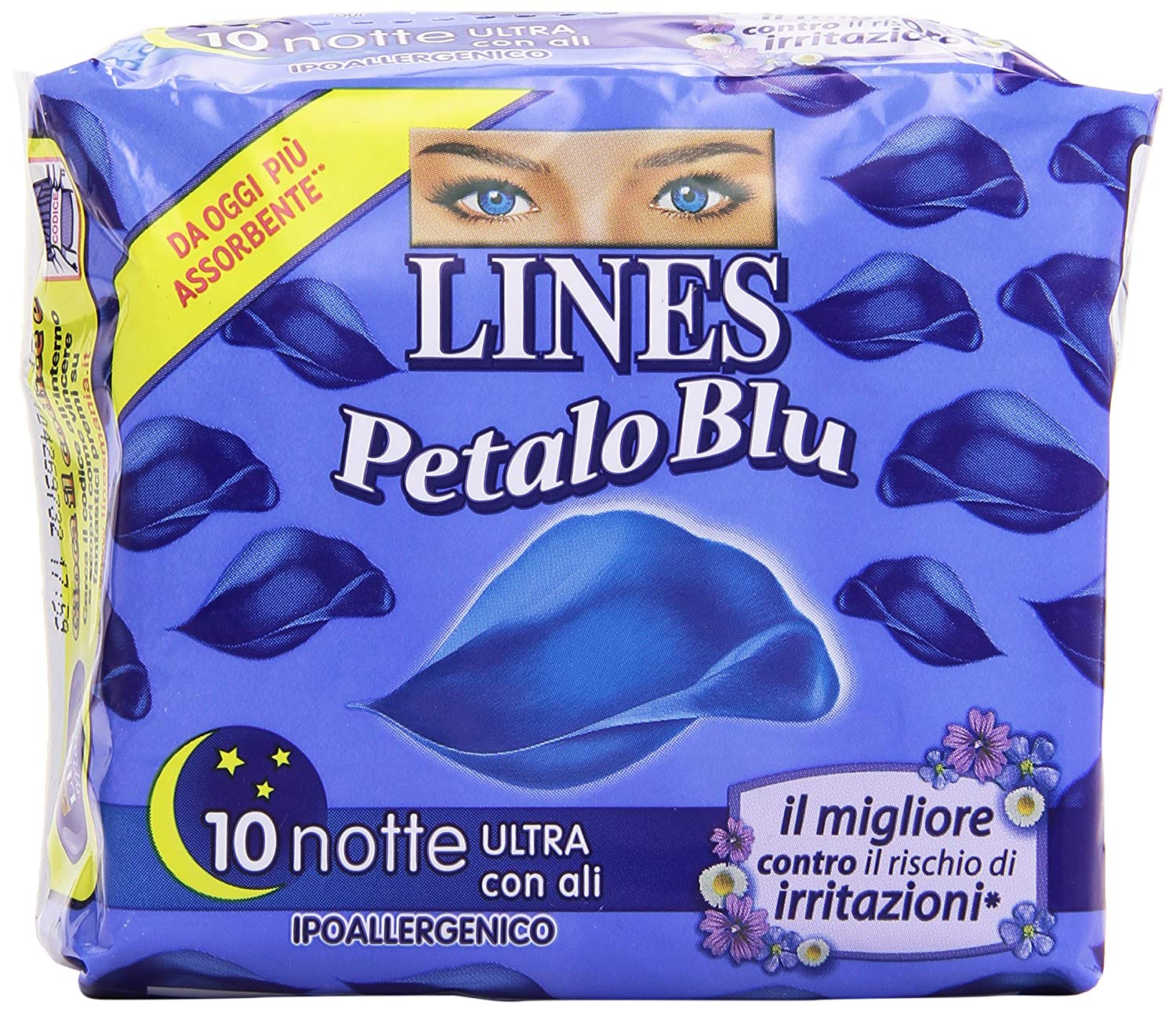 Lines Petalo blu Notte 10pz