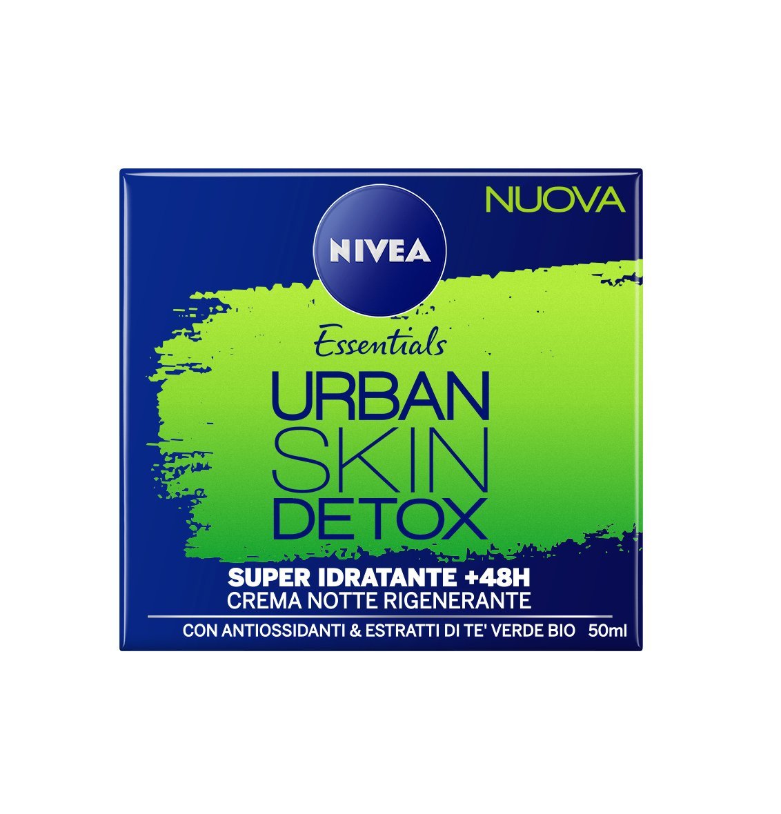 Nivea Essentials Urban Skin Detox Super Idratante +48H Crema Notte Rigenerante 50 ml