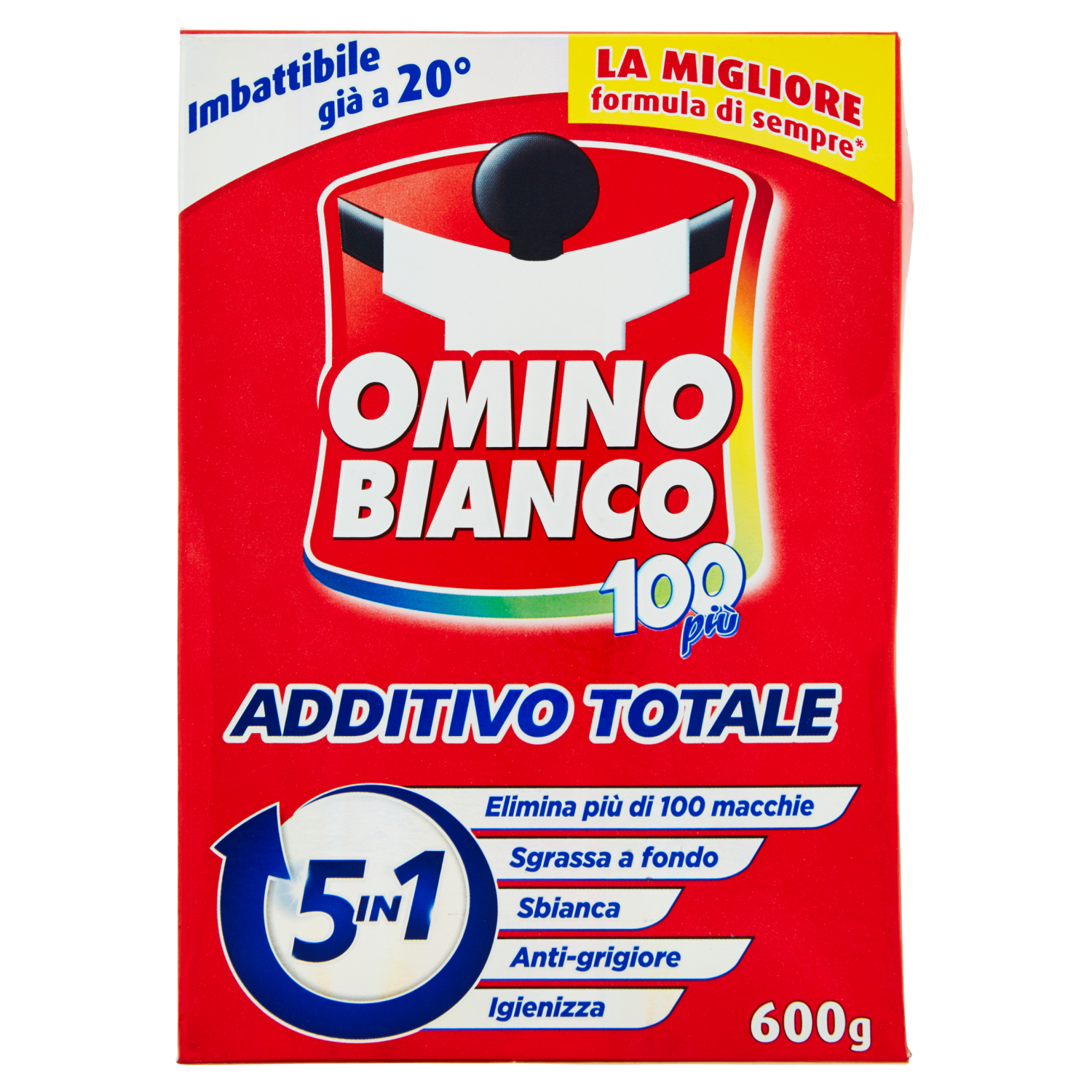 Omino Bianco 100più Additivo Totale 600 g