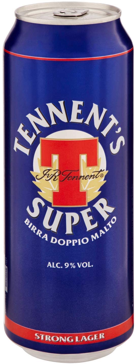 Birra Super Tennent’s 50cl lattina