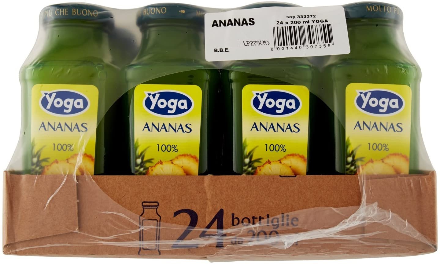 Yoga Optimum Succo Ananas Confezione 24x20cl