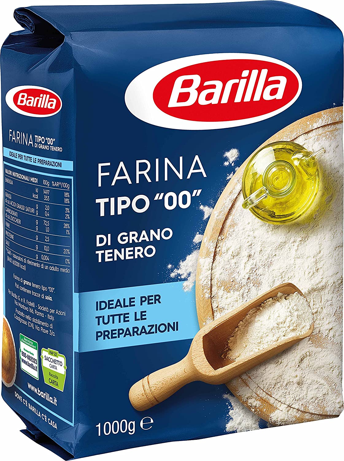 Farina Barilla Tipo 00