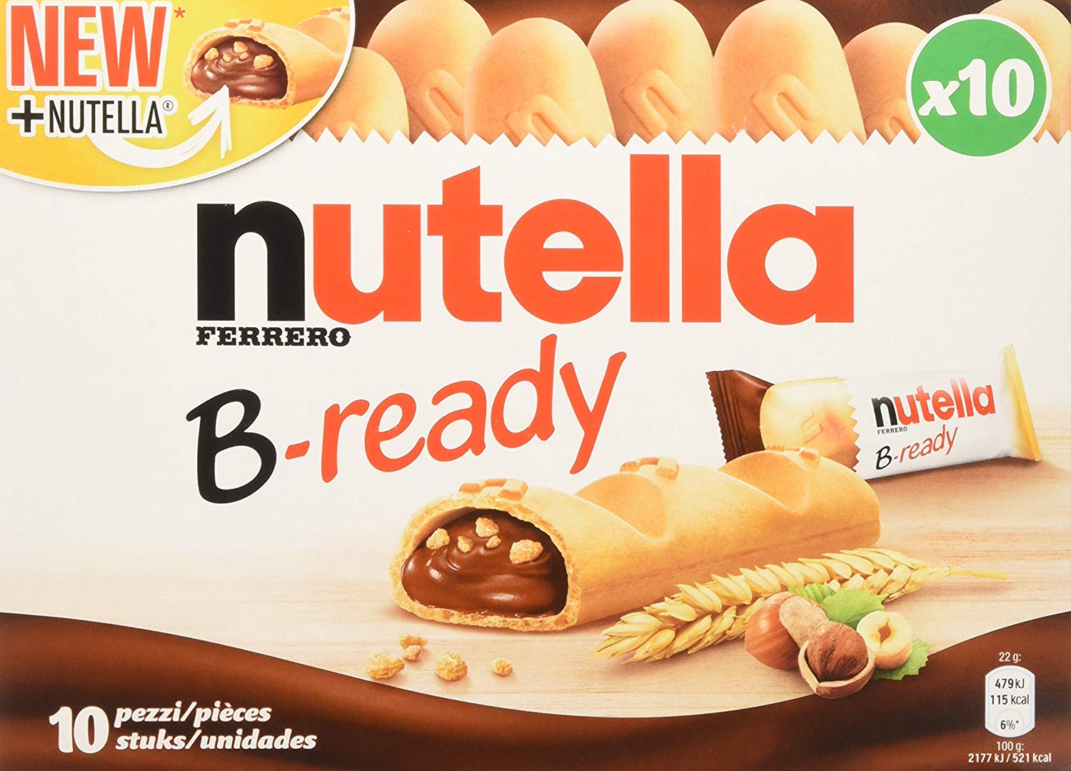 Nutella B-Ready 10 pezzi