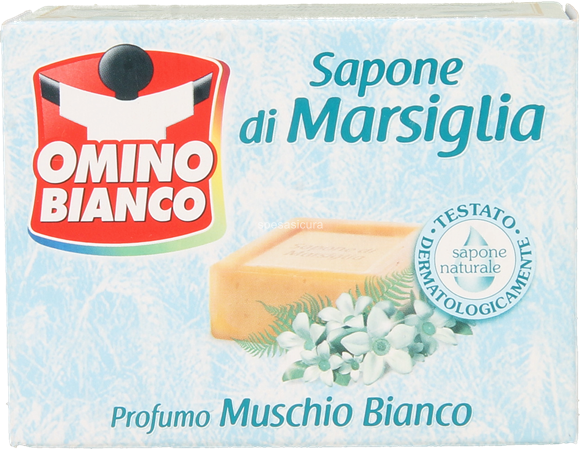 Omino Bianco Sapone Muschio Bianco gr250