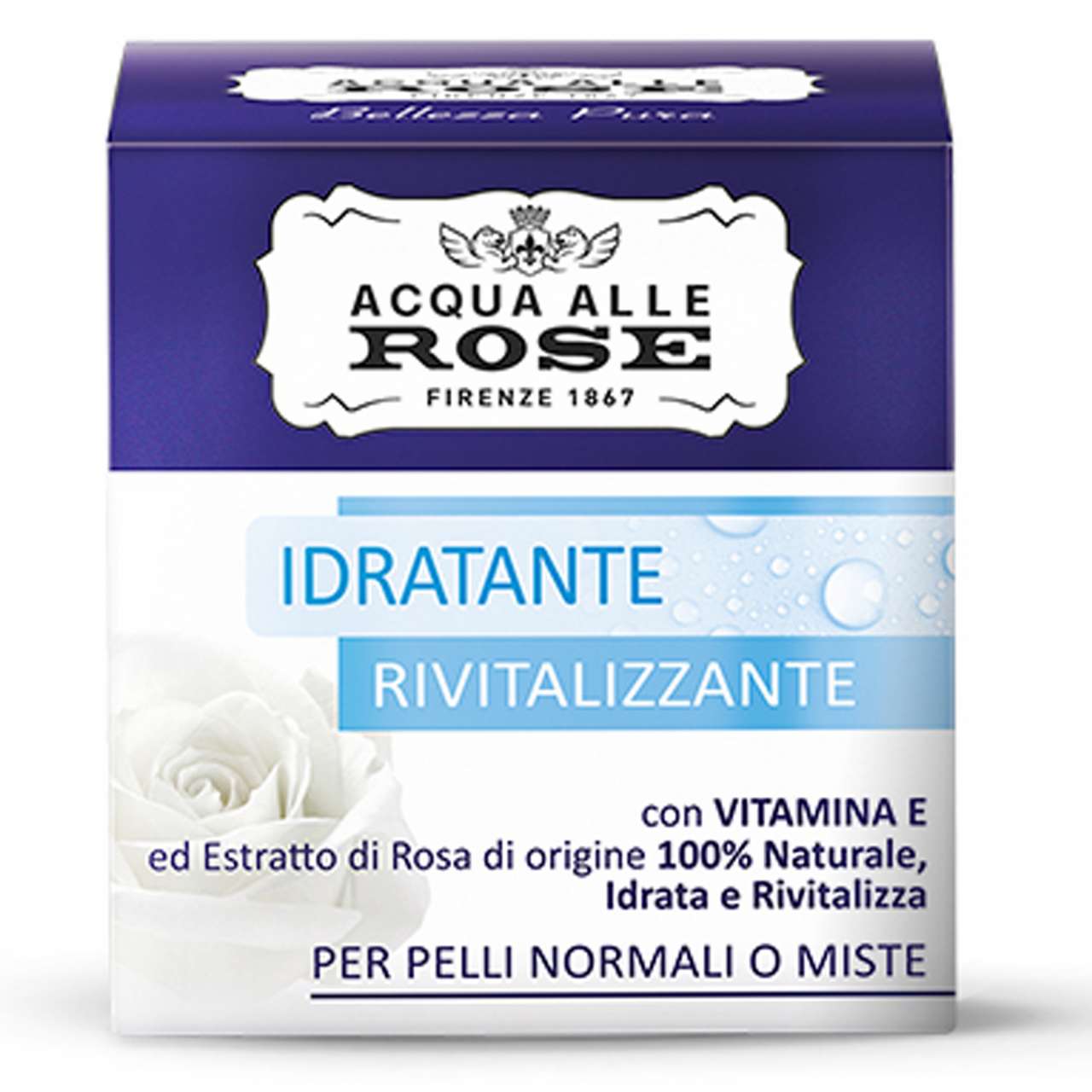 Acqua alle Rose Idratante Crema Viso Rivitalizzante 50 ml