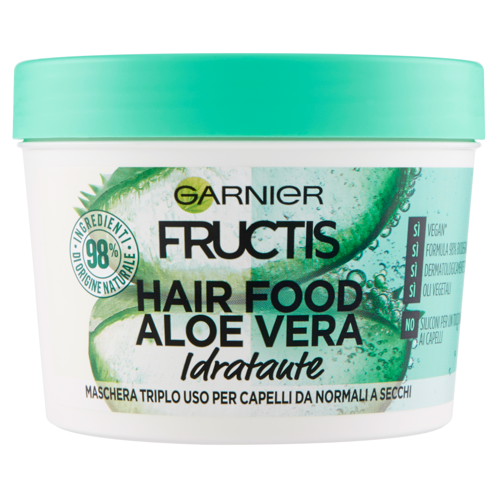 Fructis Hair Food Maschera Aloe Idratante 390 ml