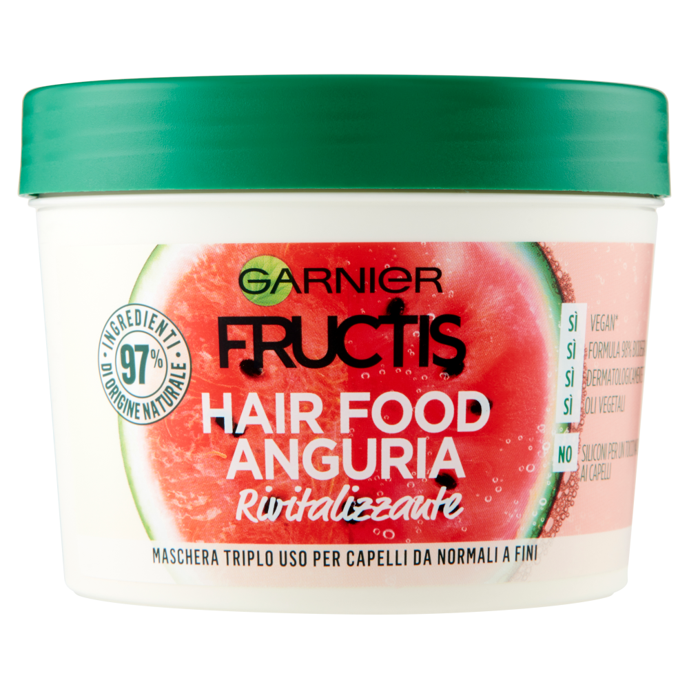 Fructis Hair Food Anguria Maschera Rivitalizzante 390 ml