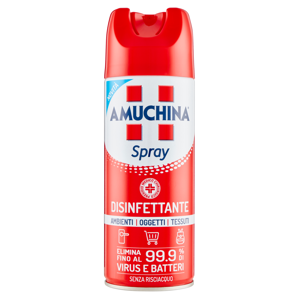 Amuchina Spray Disinfettante Ambienti Oggetti Tessuti 400 ml